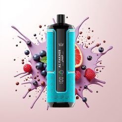 Al Fakher Crown Bar 15K Hypermax Blackcurrant Mint DTL 22ml 600mAh Type-C Disposable Vape Kit