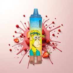 RandM Fumot Tornado 15000 Puffs Strawberry LCD Type-C Mesh Coil