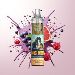 RandM Fumot Tornado 7000 Blackcurrant Menthol Disposable Vape 14ML 850MAH Mesh Coil Type-C RGB Air-Adjustable