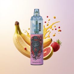 RandM Fumot Tornado 7000 Puffs Banana Ice Mesh Coil 14ML Type-C RGB Air-Adjustable