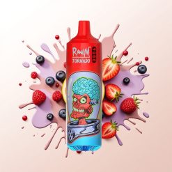 RandM Fumot Tornado 9000 Puffs Mixed Berries Rechargeable 18mL Mesh RGB Display