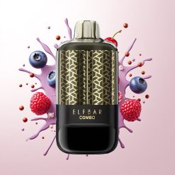 ELF BAR COMBO 25000 Puffs Blueberry Sour Raspberry & Cherry 22ml 700mAh Type-C Dual Modes Dual Airflow Display