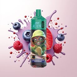 JNR Alien 10000 Puffs Blueberry Sour Raspberry RGB LED Type-C Quick Charge