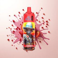 JNR Alien 10000 Puffs Strawberry Pomegranate 850mAh RGB LED Sporty