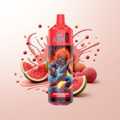 JNR Alien 10000 Puffs Watermelon Lychee 20ml RGB LED Mesh Coil