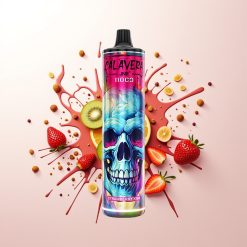 JNR Calavera 11000 Puffs Strawberry Kiwi Disposable Vape with Type-C 850mAh 21ml 1.0ohm Mesh