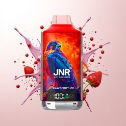 JNR Falcon X 18000 Puffs Strawberry Ice Dual Mesh Digital Type-C