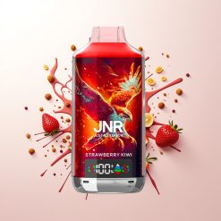 JNR Falcon X 18000 Strawberry Kiwi 750mAh 24ml Dual Mesh Dual Core Digital Type-C 0/2/5%