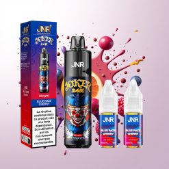 JNR Joker 24K Puffs Blue Razz Cherry 2+10ml Refillable 800mAh Type-C