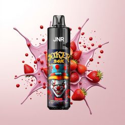 JNR Joker 24K Puffs Strawberry Ice 2+10ml Refillable 800mAh Type-C 2% Nicotine