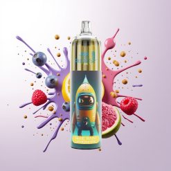 JNR Rocket-X 12400 Puffs Blue Razz Lemonade Adjustable Airflow RGB 1.2ohm Mesh 850mAh 25ml Type-C