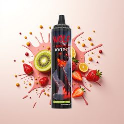 JNR Wolf Niplo 10000 Puffs Strawberry Kiwi Mesh 1.0 Ohm 650mAh 20ml Type-C