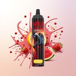 JNR Wolf Niplo 10000 Puffs Strawberry Watermelon Lemonade Mesh 1.0ohm 650mAh 20ml Type-C